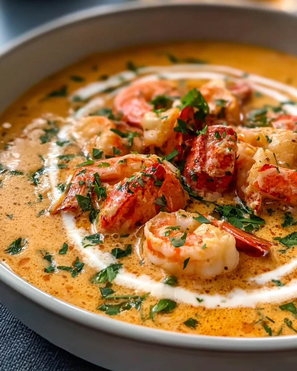 Crab and Shrimp Seafood Bisque
