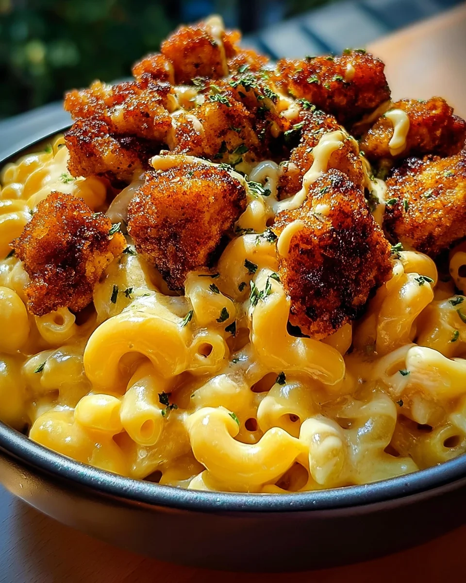 Creamy Honey Pepper Chicken Mac and Cheese Delight 32 Creamy