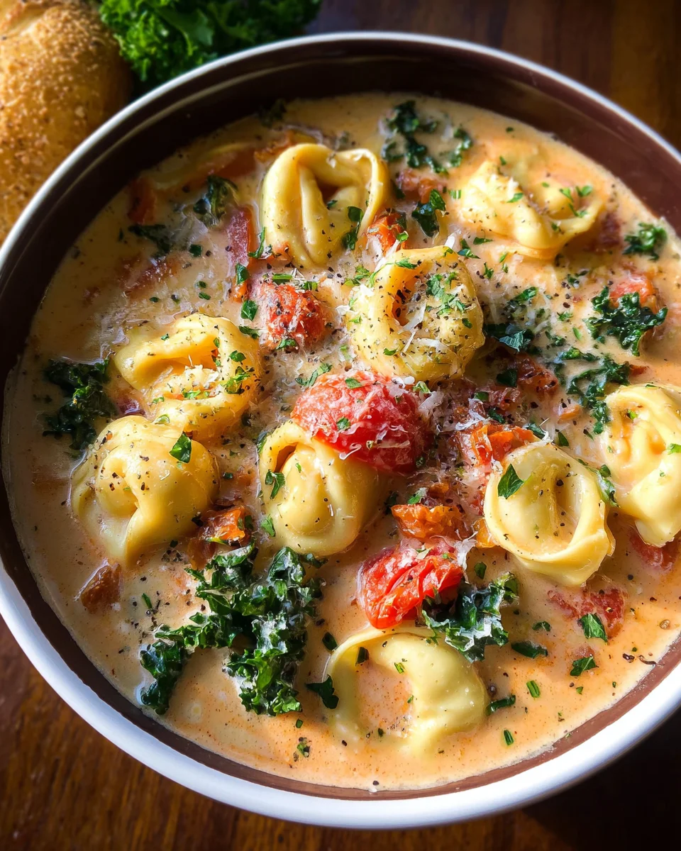 Creamy Tuscan Tortellini Soup 18 Creamy