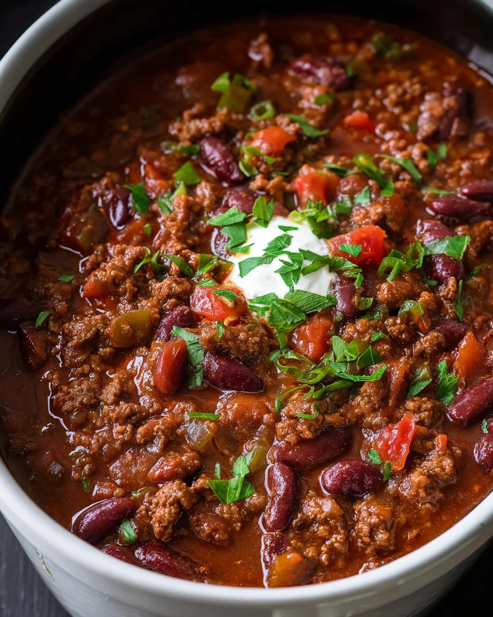 Crock Pot Chili Recipe