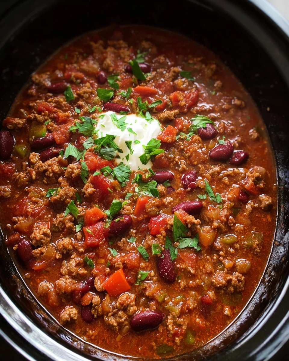 Crock Pot Chili Recipe 24 Crock