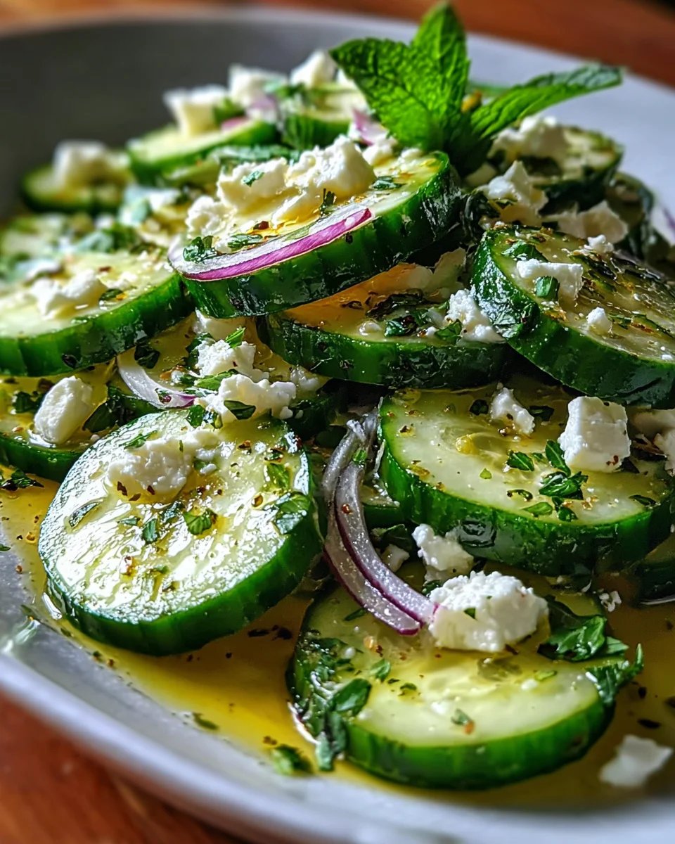 Cucumber Feta Salad