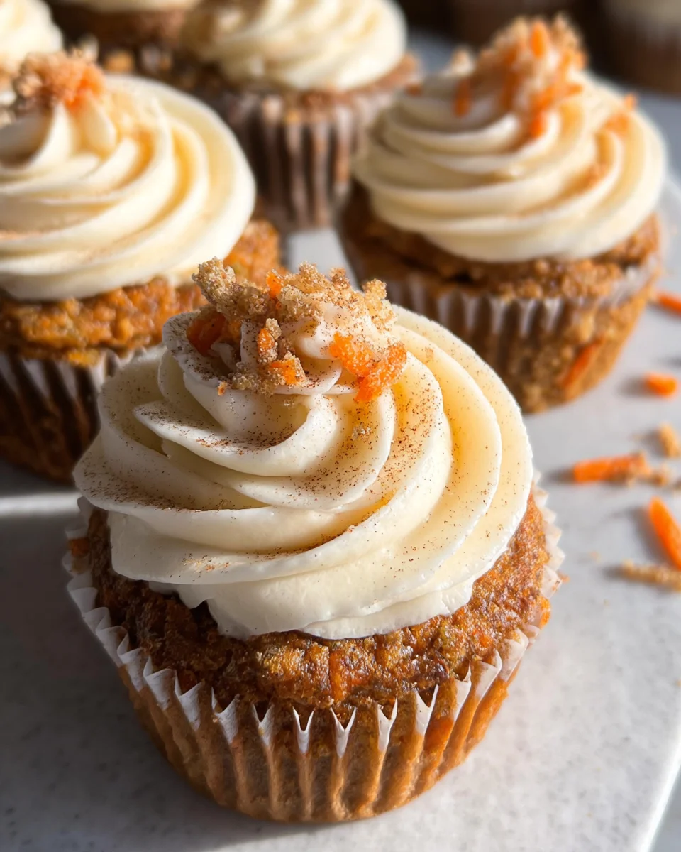 Easy Carrot Cake Cupcakes