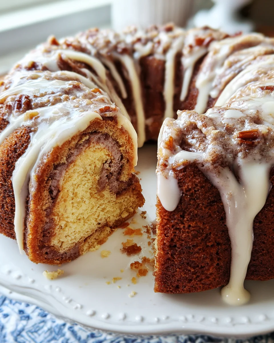 Easy Cinnamon Roll Bundt Cake