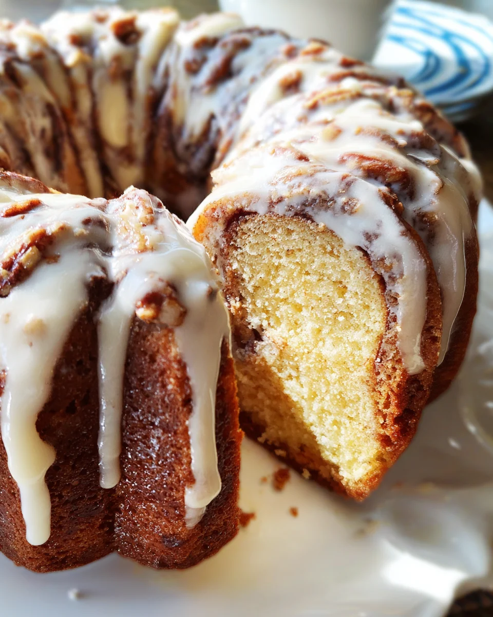 Easy Cinnamon Roll Bundt Cake 19 Easy