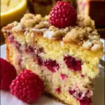Easy Lemon Raspberry Cake with Crumb Topping 28 Easy Lemon Raspberry Cake with Crumb Topping