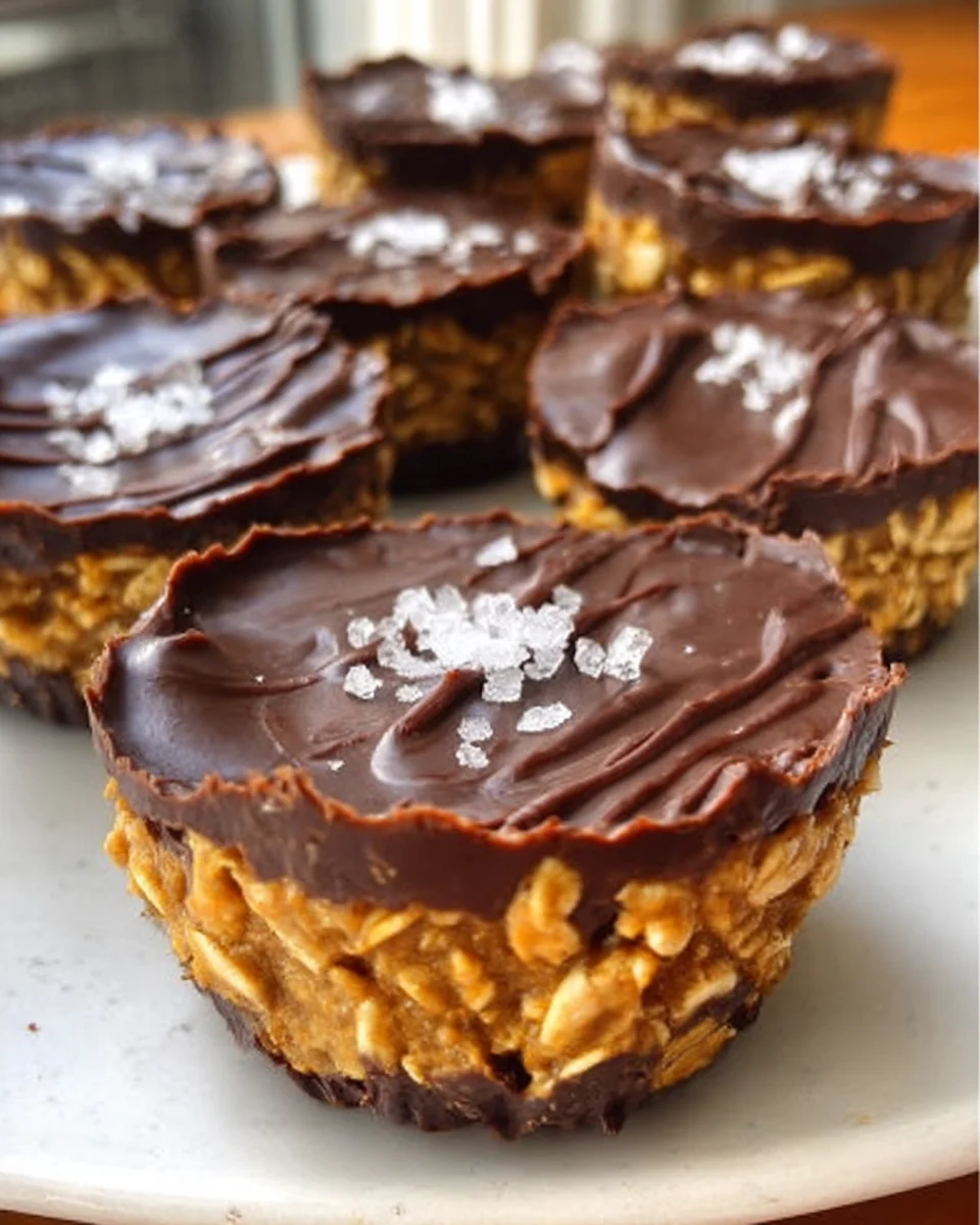 Easy No Bake Peanut Butter Oat Cups 18 Easy