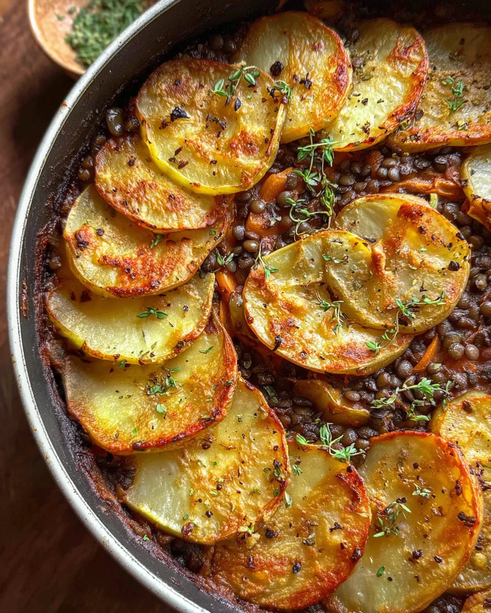 Easy Vegan Hotpot with Lentils