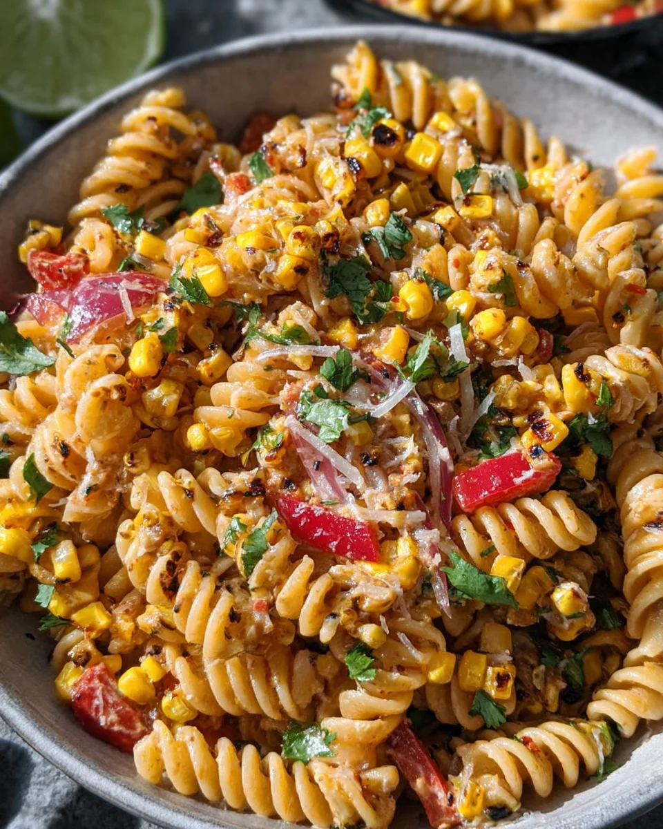 Esquites-Inspired Pasta Salad (Mexican Street Corn-Inspired) 25 Esquites-Inspired