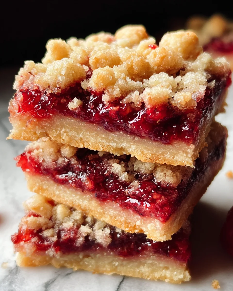 Fabulous Five Ingredient Raspberry Bars