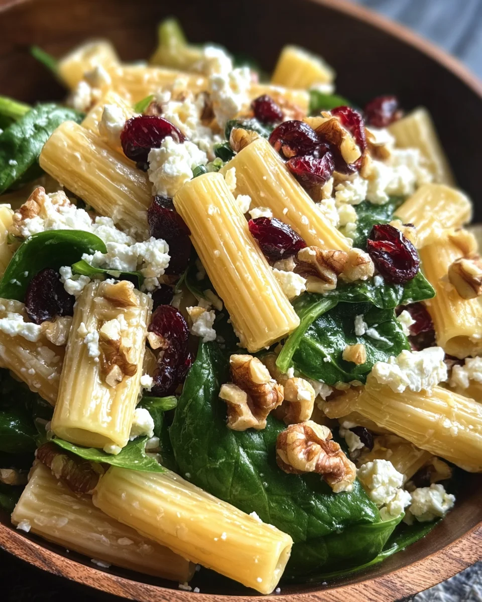 Feta & Cranberry Rigatoni Salad with Lemon Vinaigrette 21 Feta
