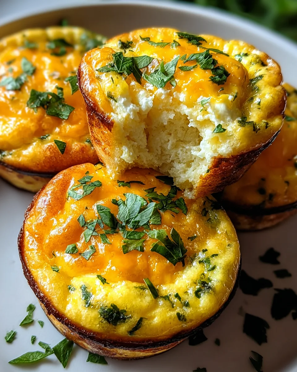 Fluffy Cottage Cheese Egg Muffins