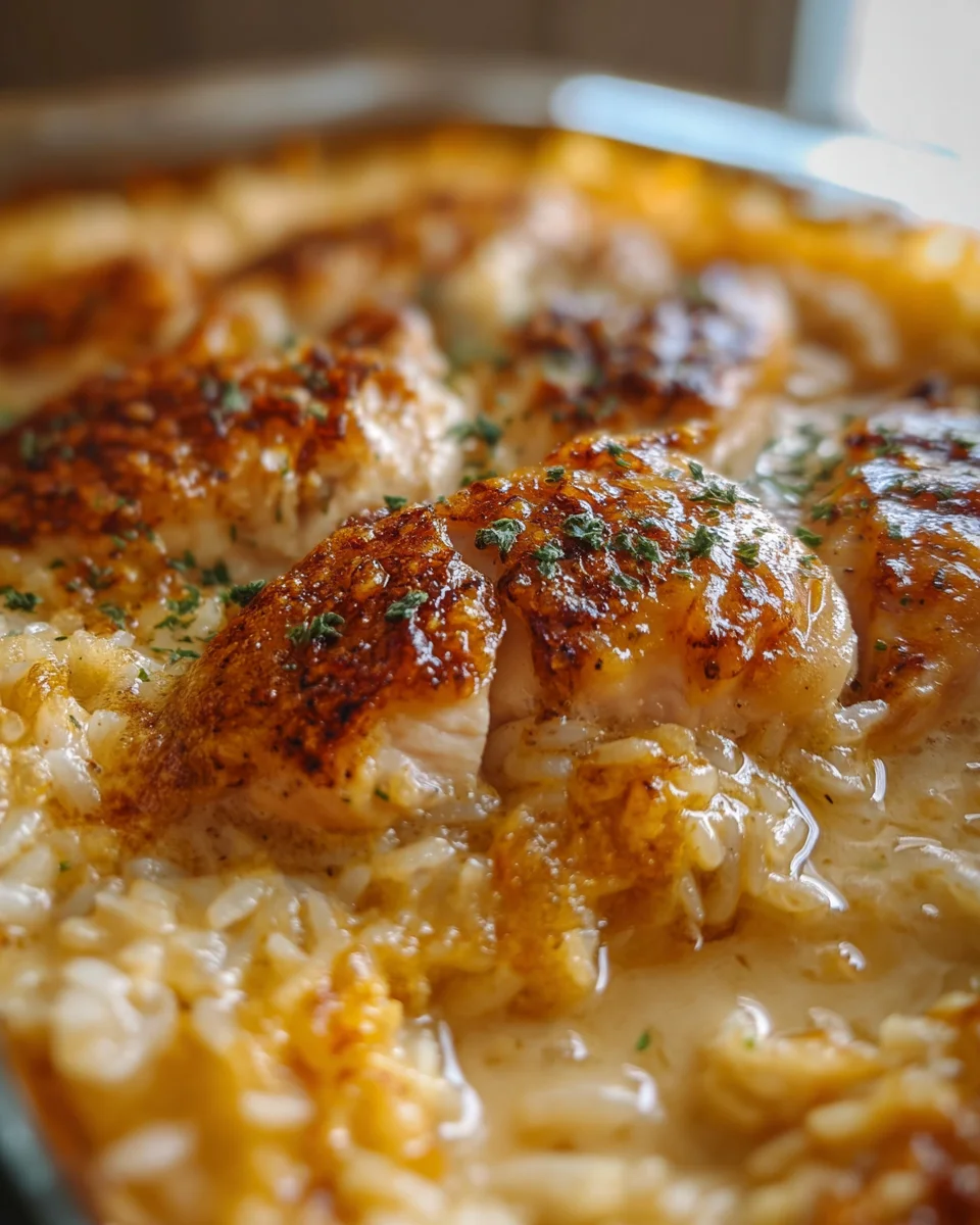 Forgotten Chicken and Rice
