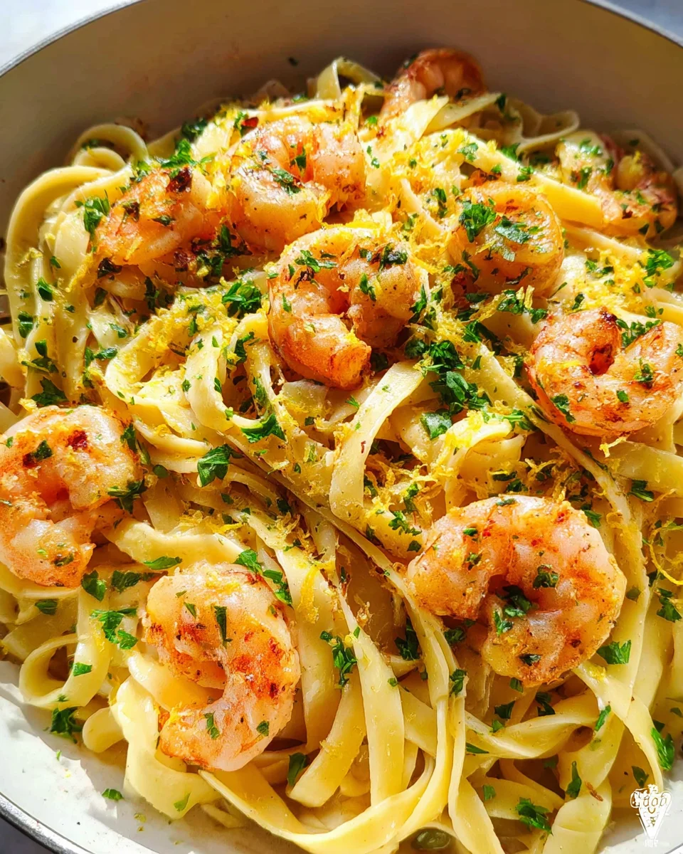 Garlic Butter Shrimp Pasta