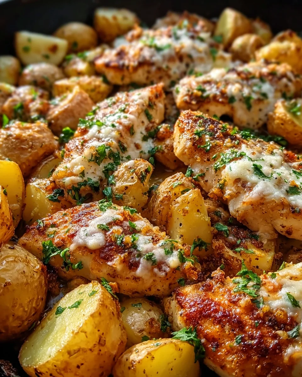 Garlic Parmesan Chicken and Potatoes (One-Pan Dinner) 22 Garlic