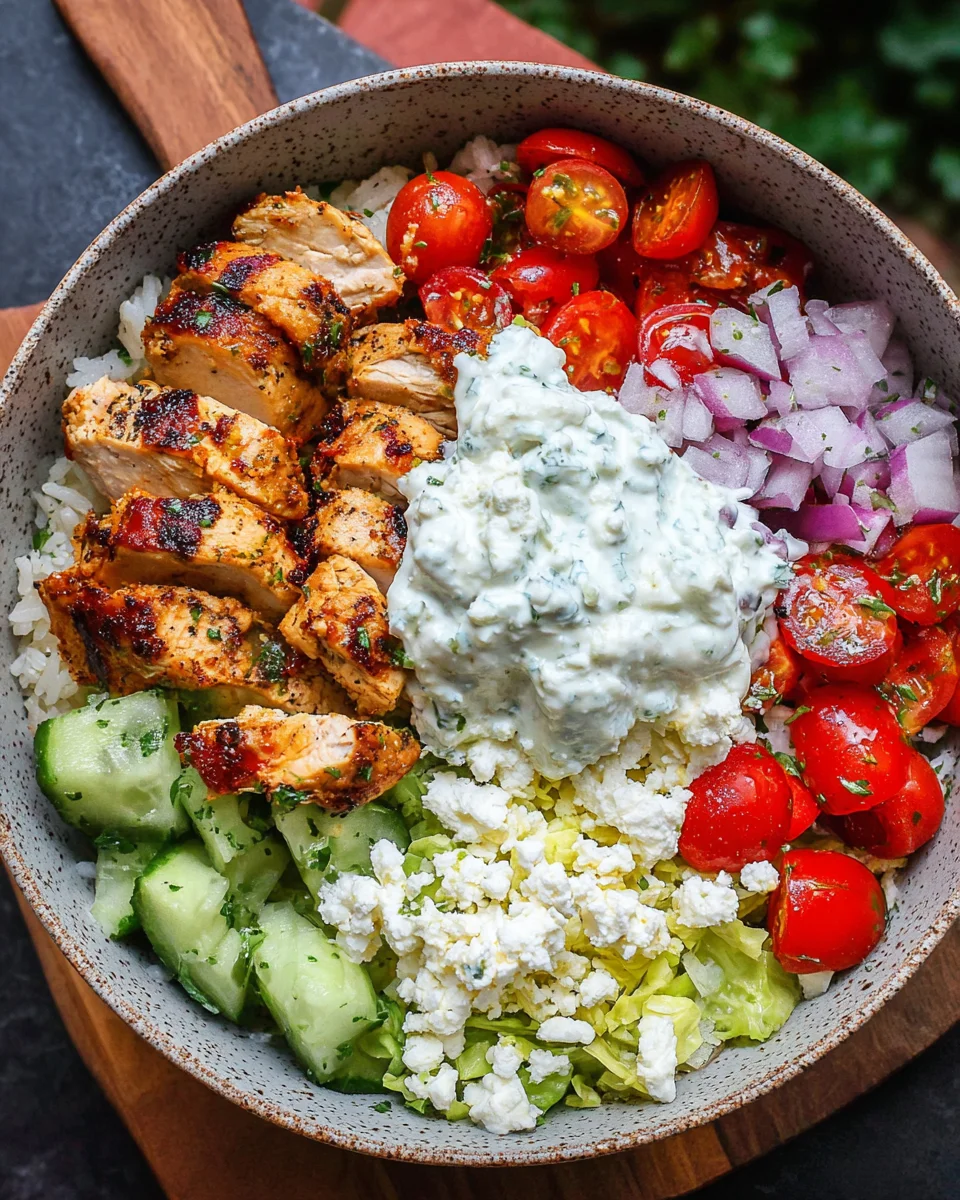 Greek Chicken Bowls 32 Greek