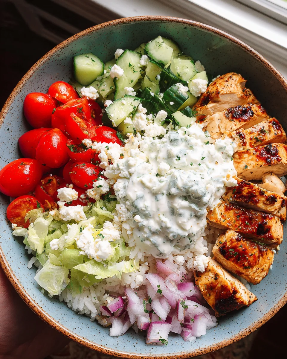 Greek Chicken Bowls 33 Greek