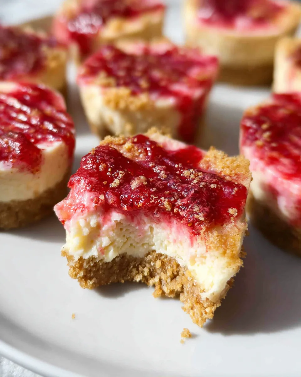 High Protein Healthy Strawberry Cheesecake Bites 21 High