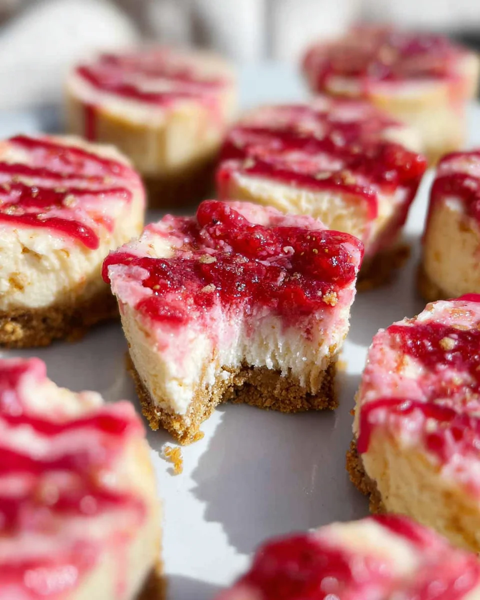 High Protein Healthy Strawberry Cheesecake Bites 22 High