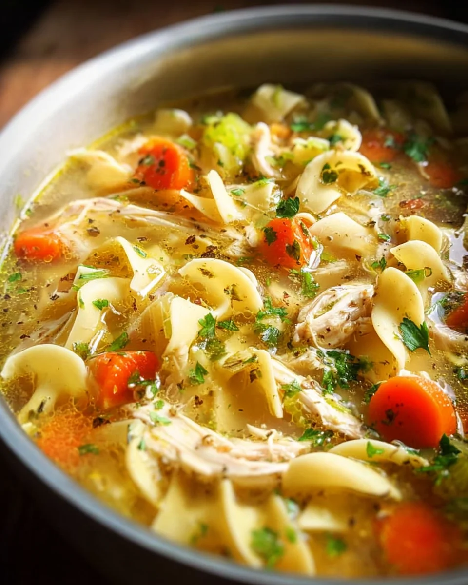 Homemade Chicken Noodle Soup
