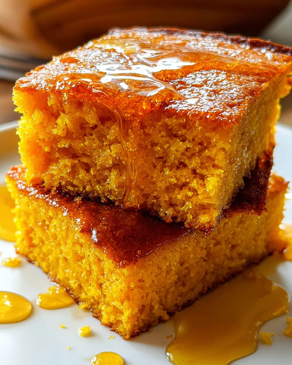 Honey Butter Sweet Potato Cornbread 23 Honey