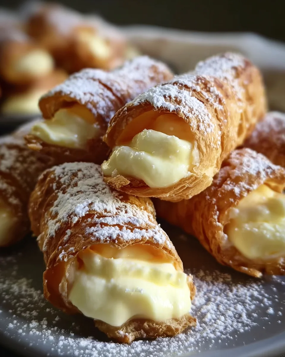 Italian Cream Stuffed Cannoncini 18 Italian