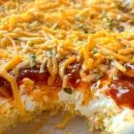 Layered Cream Cheese and Salsa Dip 16 Layered Cream Cheese and Salsa Dip