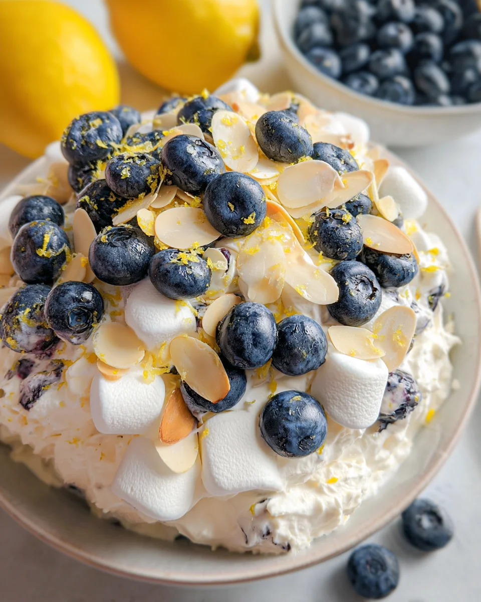 Lemon Blueberry Fluff