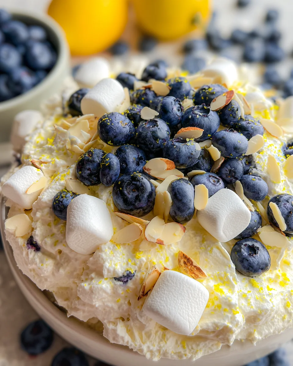Lemon Blueberry Fluff 17 Lemon