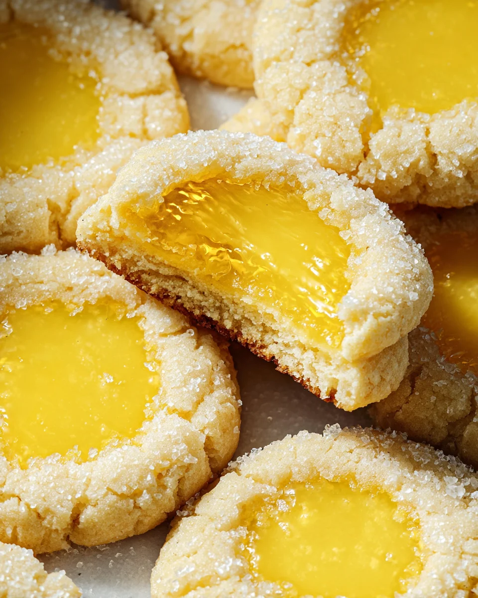 Lemon Curd Cookies Recipe