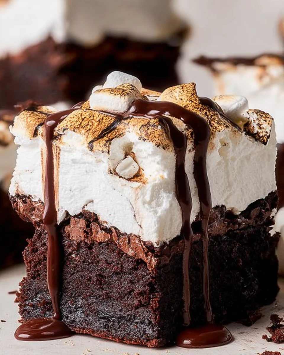 Marshmallow Brownies 23 Marshmallow