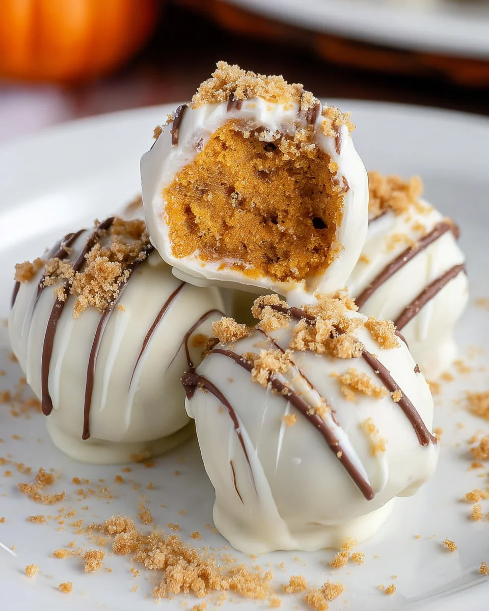 No Bake Pumpkin Balls