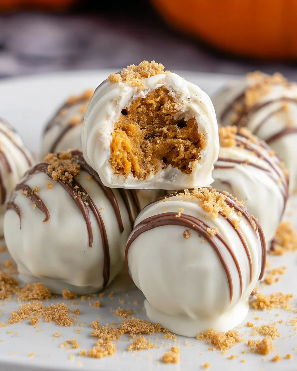 No Bake Pumpkin Balls 20 No