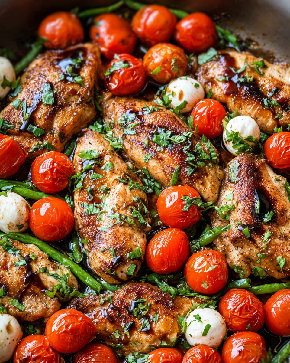 One Pan Balsamic Chicken