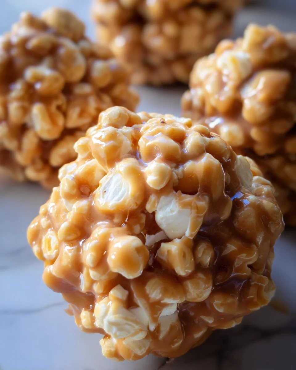 Peanut Butter Popcorn Balls 15 Peanut