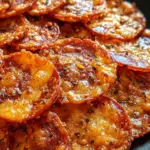 Pepperoni Cheese Crisps 16 Pepperoni Cheese Crisps