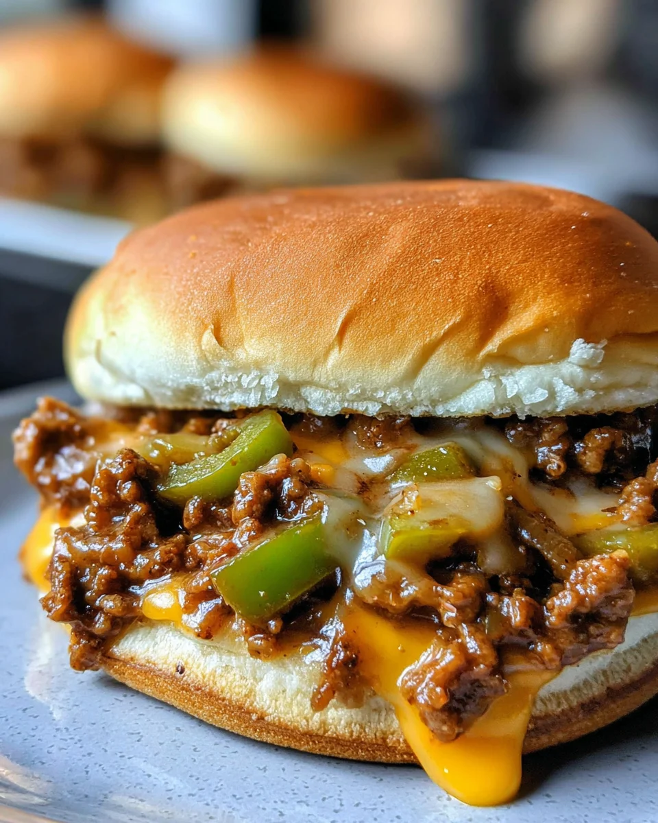 Philly Cheesesteak Sloppy Joes Recipe 34 Philly