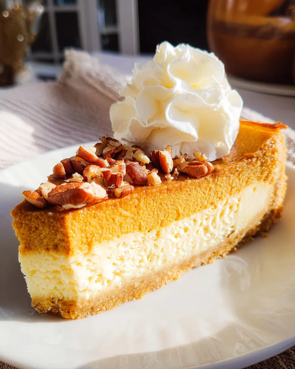 Pumpkin Pie Cheesecake