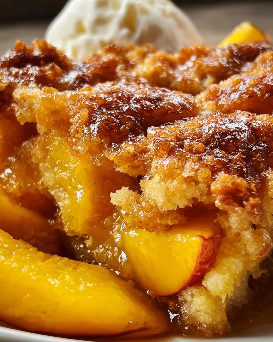 Ridiculously Easy Peach Cobbler 15 Ridiculously