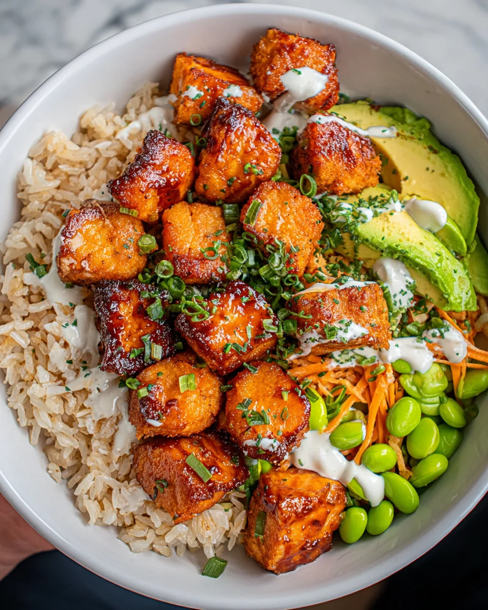 Salmon Teriyaki Bowl