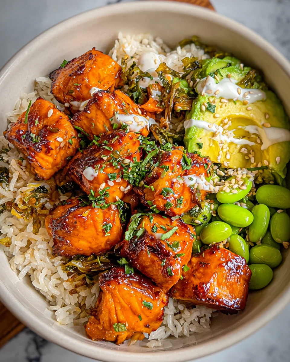 Salmon Teriyaki Bowl 20 Salmon