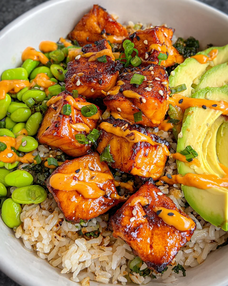 Salmon Teriyaki Bowl 21 Salmon