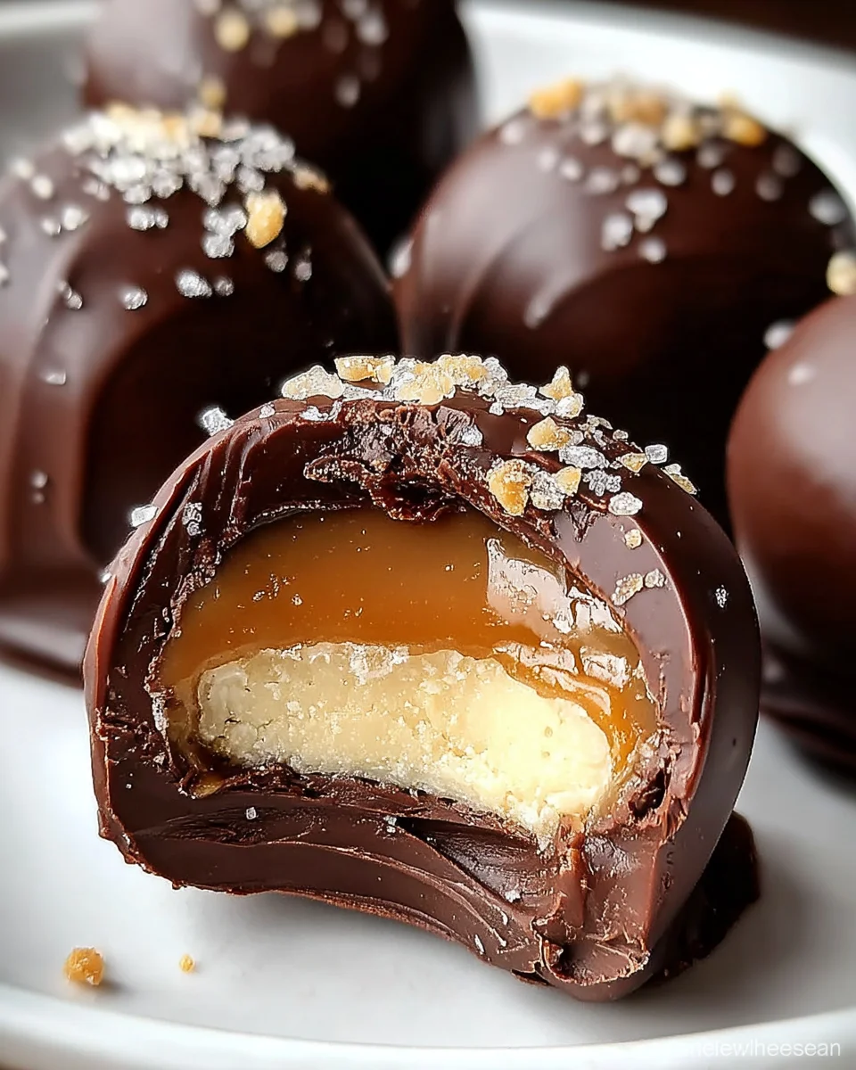 Salted Caramel Truffles 16 Salted