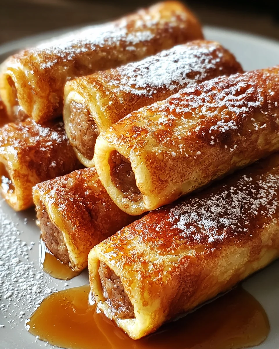 Sausage French Toast Roll-Ups Recipe