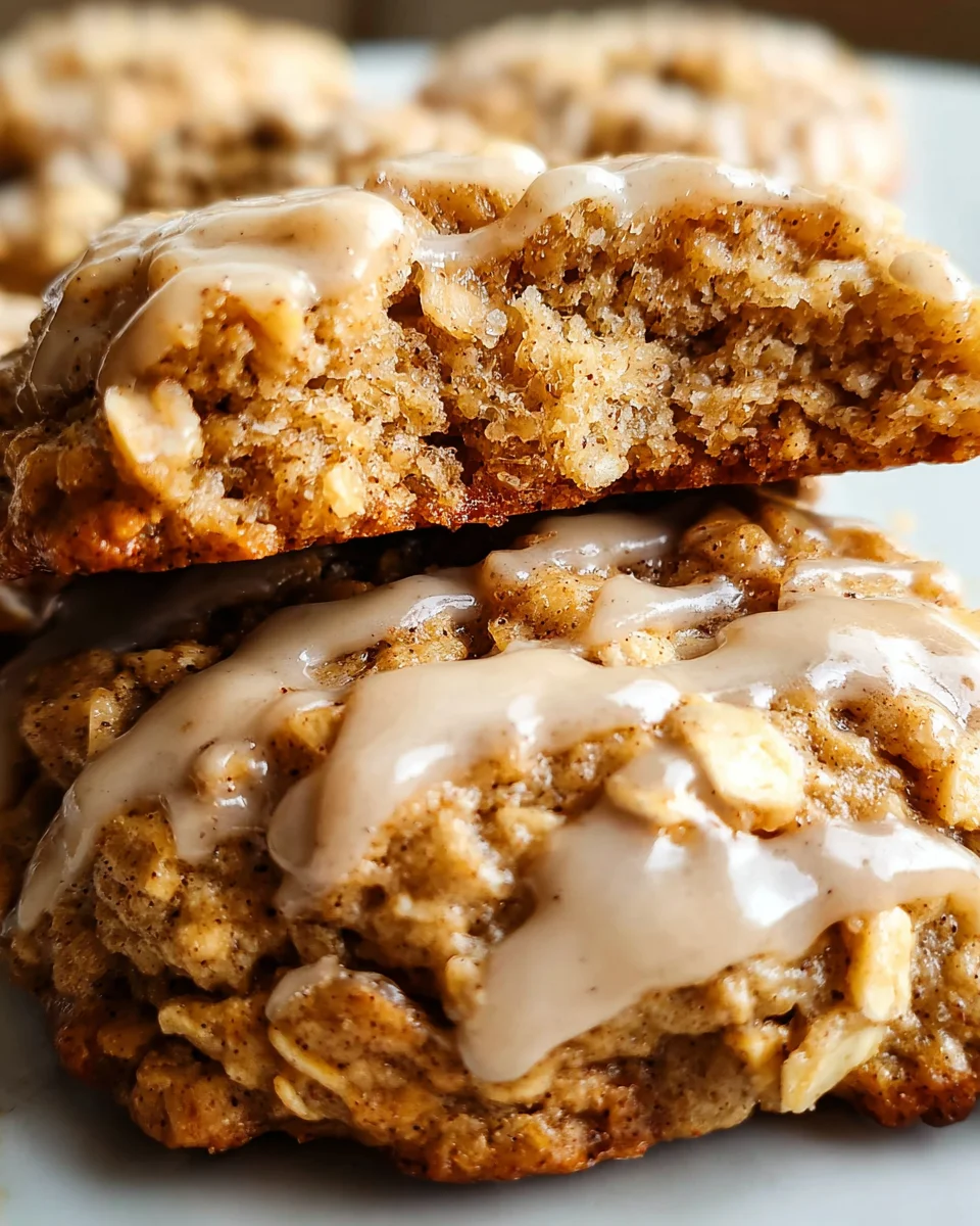 Seriously Thick & Chewy Chai Oatmeal Cookies with Maple Glaze 31 Seriously