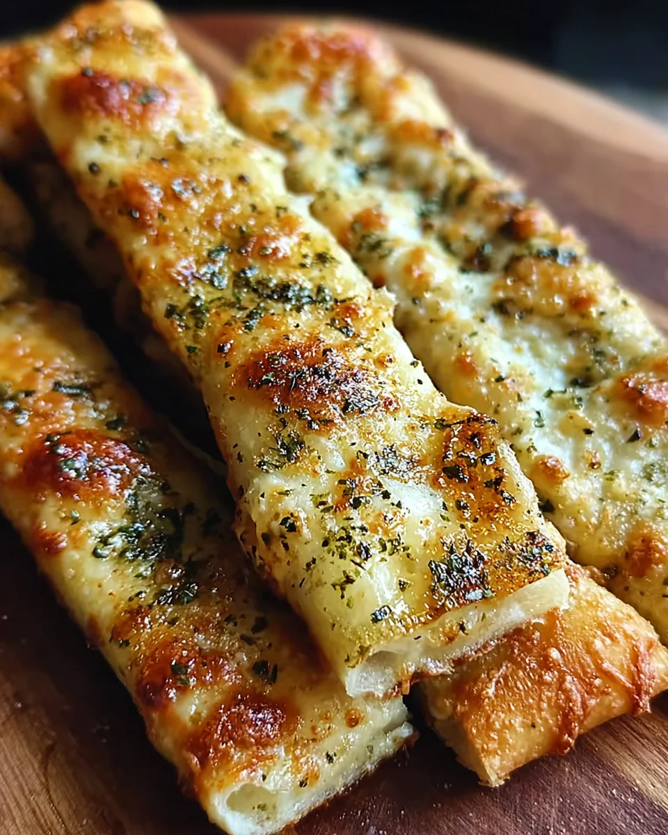 Sourdough Cheesy Breadsticks