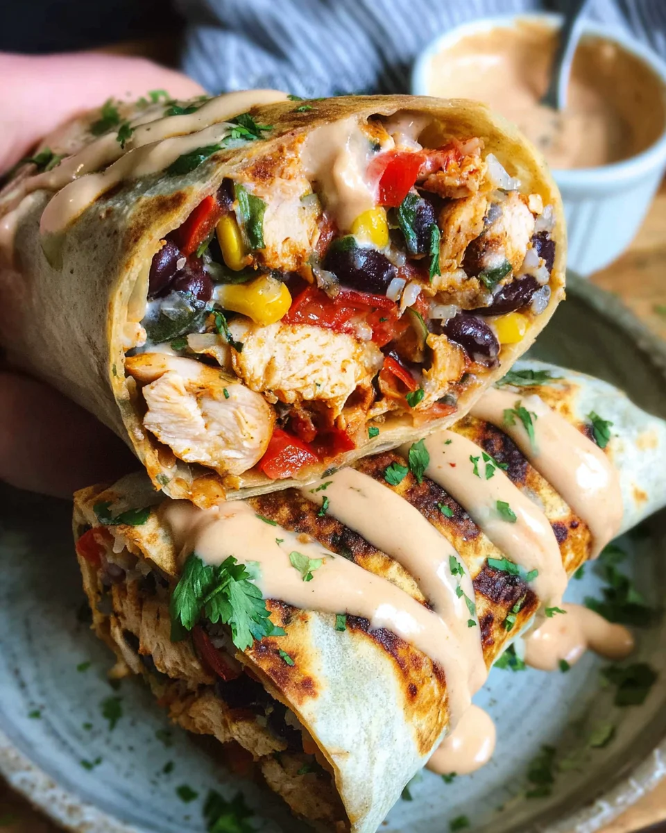 Southwest Chicken Wrap 37 Southwest