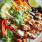 Spicy Baked Tofu Burrito Bowl 32 Spicy Baked Tofu Burrito Bowl