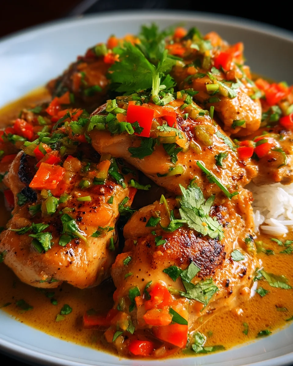 Spicy Brazilian Coconut Chicken Recipe