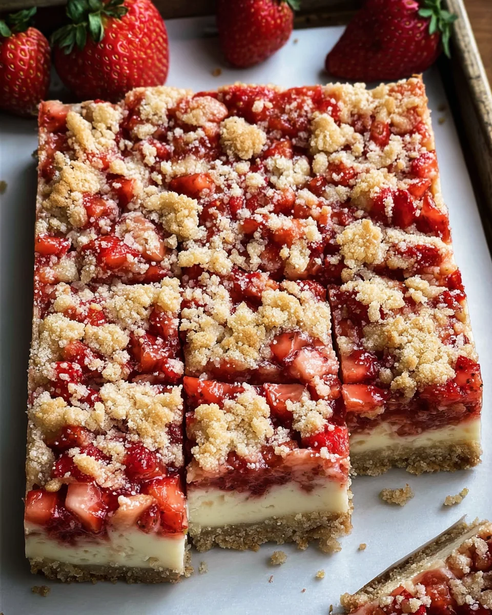Strawberry Cheesecake Bars